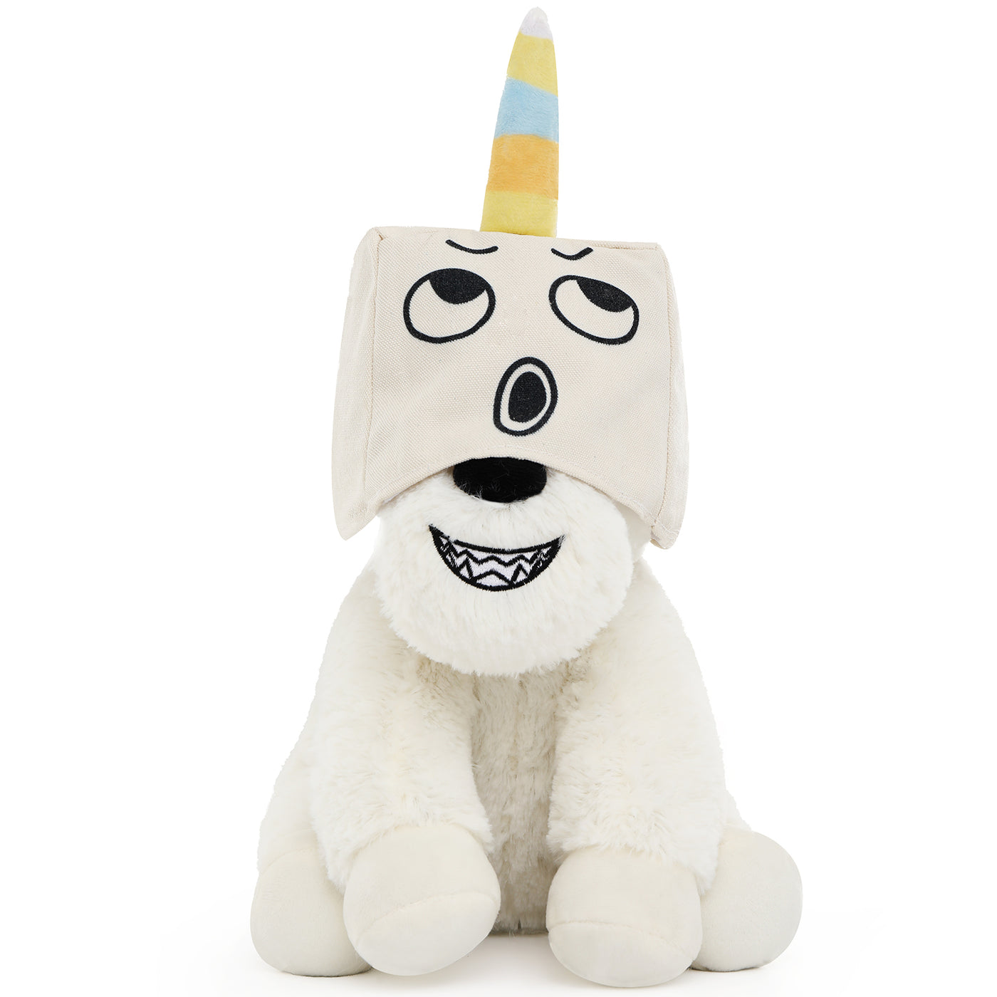 Little Monster Plush Toy with a Hood, 11.8 Inches