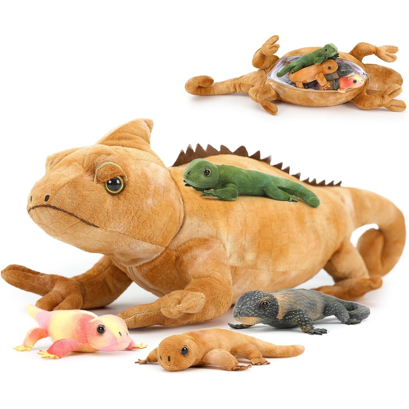 Lizard Stuffed Animal Toy, 26.8 Inches