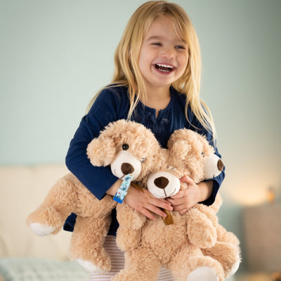 12 Pack Teddy Bear Plush Toys, Light Brown, 13.8 Inches - MorisMos Stuffed Animals