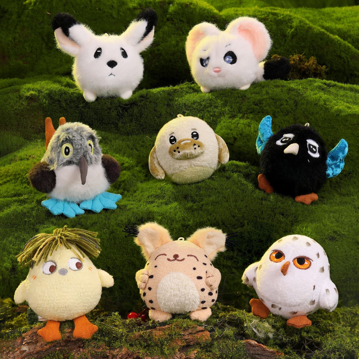 Mini Elf Animal Plush Toy Stuffed Animals, 3.5 Inches