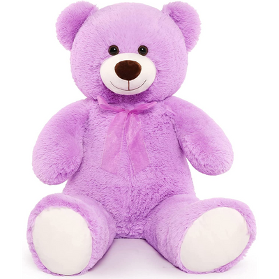 Giant Teddy Bear Plush Toy, purple, 35.4/51 Inches - MorisMos Plush Toys