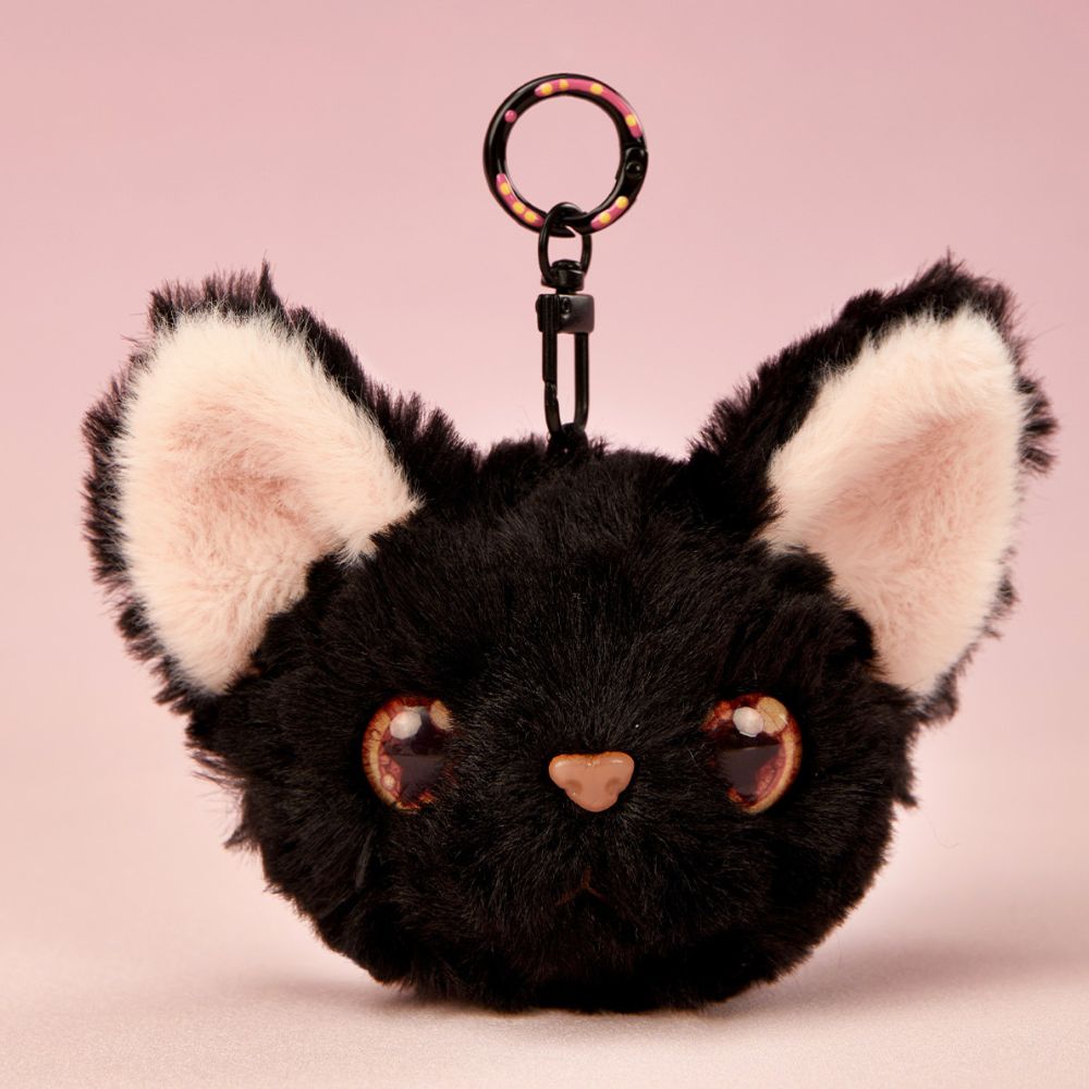Kawaii Cat Plush Keychains Backpack Charms Bag Furry Accessories