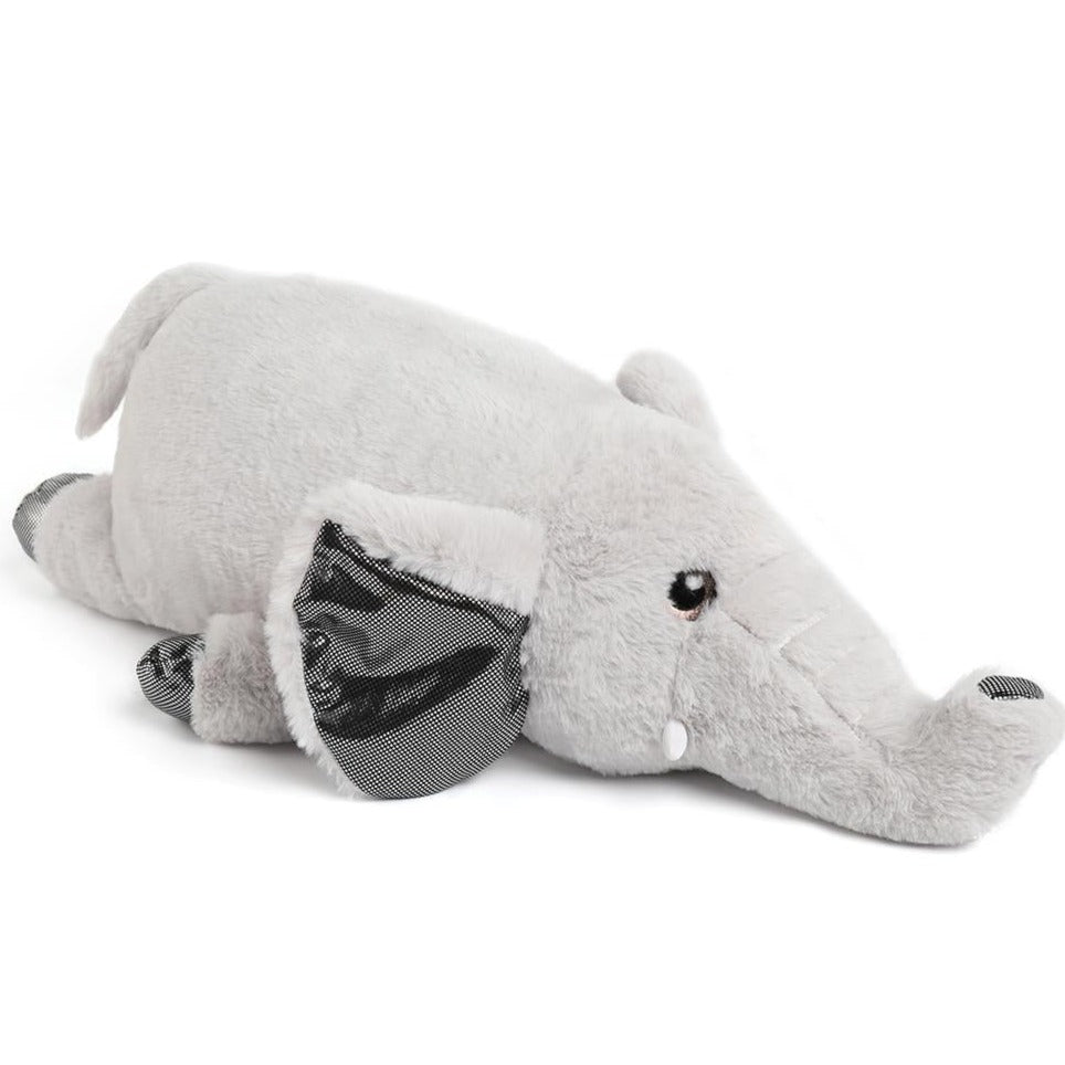 Elephant Stuffed Animal Toy, Gray, 24 Inches