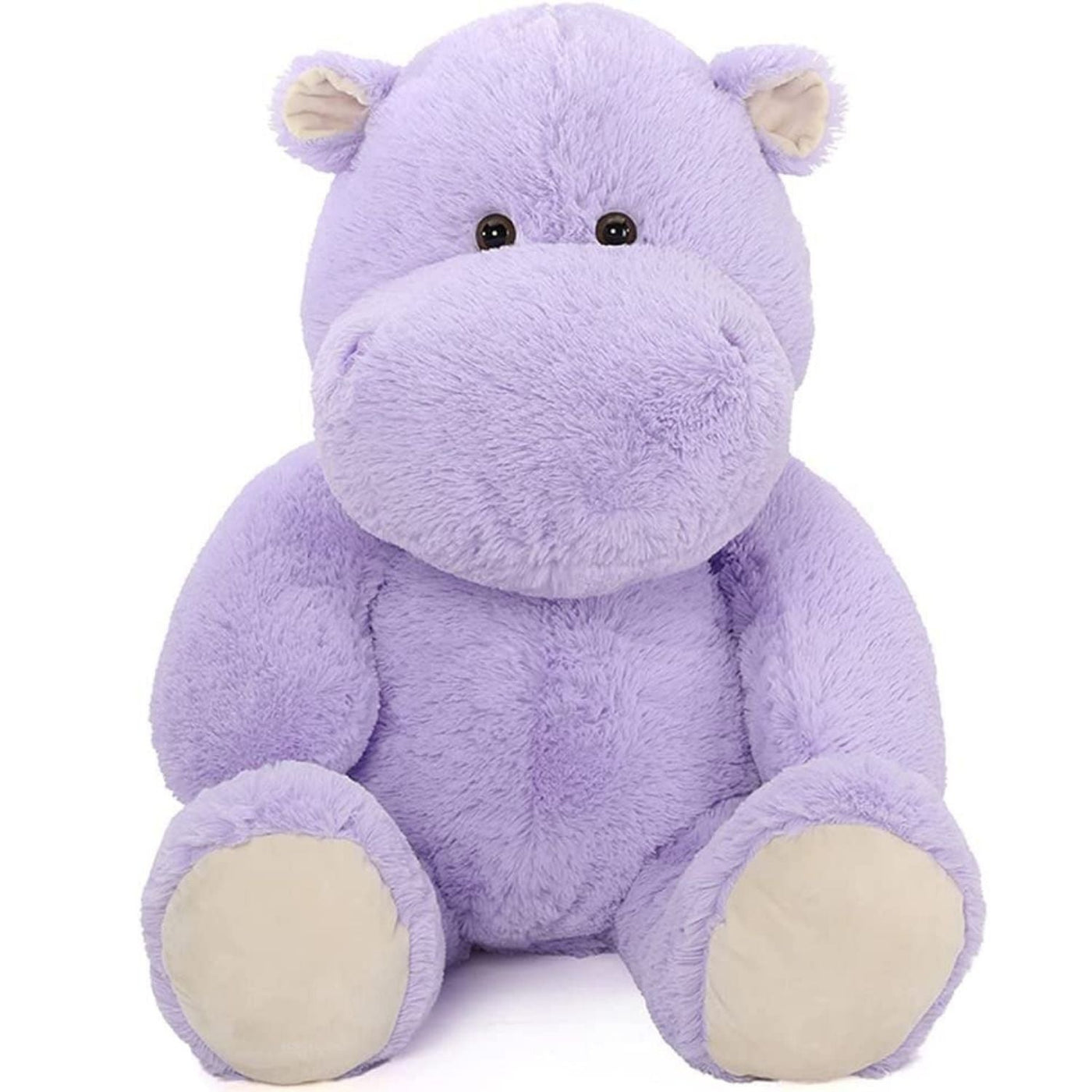 Giant Hippopotamus Stuffed Toy, Purple, 36 Inches - MorisMos Plush Toys Online
