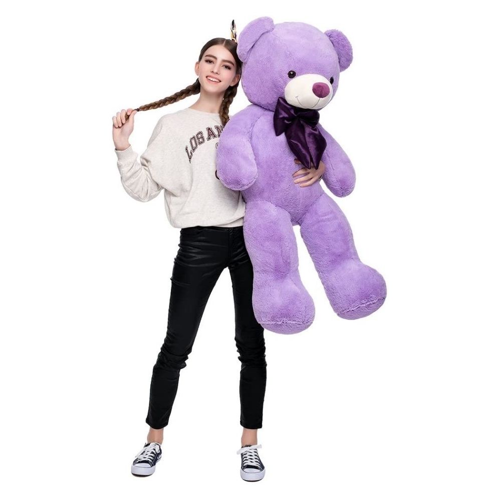 Giant Teddy Bear Stuffed Animal Toy, 47 Inches, Purple - MorisMos Plush Toys