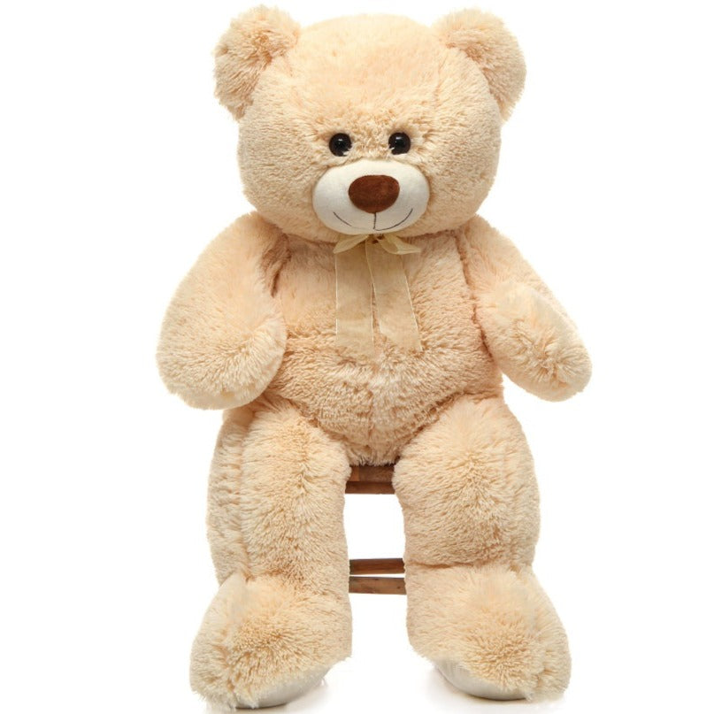 Giant Teddy Bear Plush Toy, Beige, 35.4/51 Inches - MorisMos Stuffed Animals
