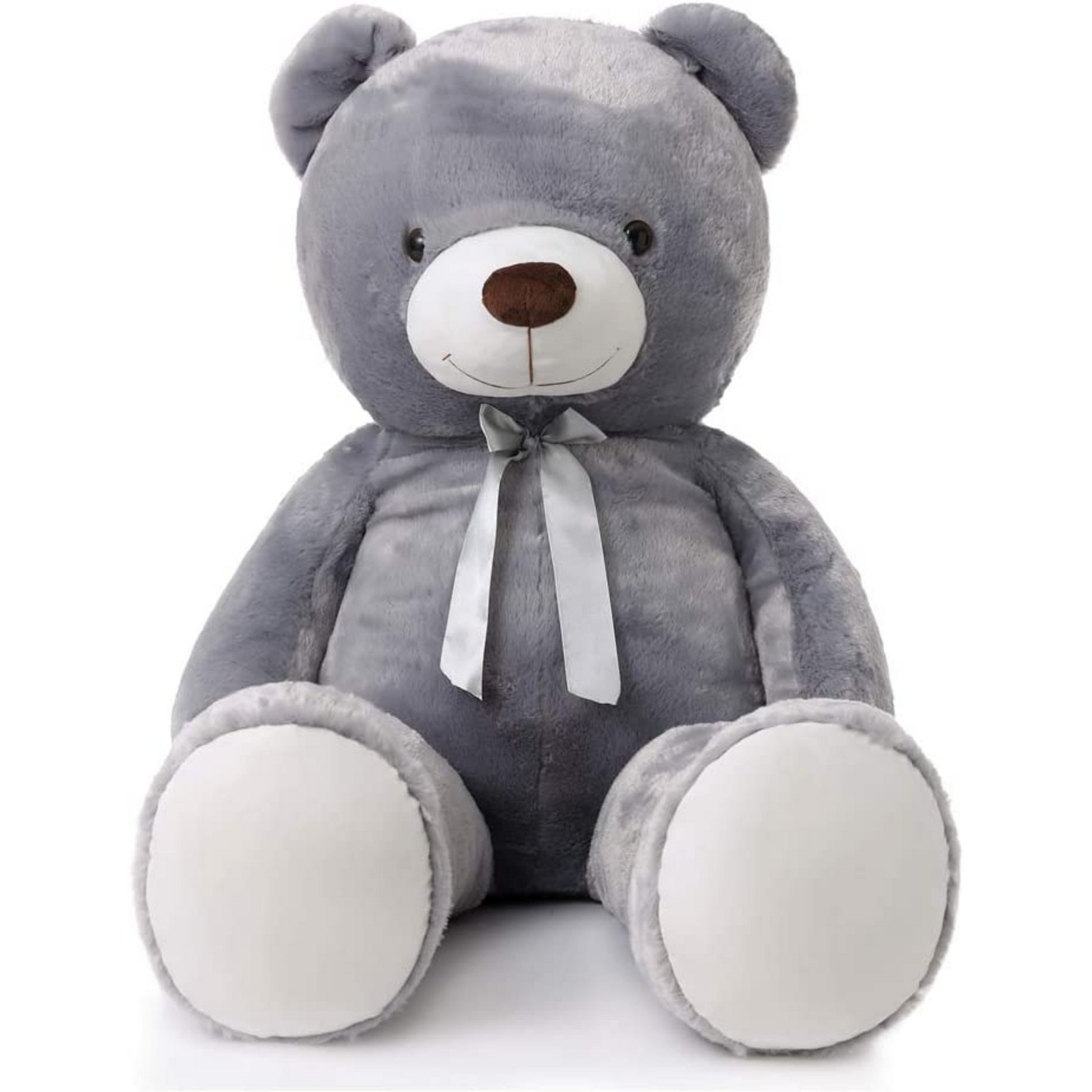 Giant Teddy Bear Stuffed Toy, 47 inch, Grey