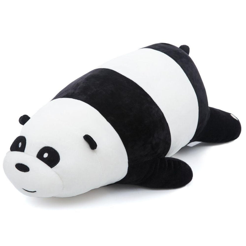 Panda-gefülltes Nickerchenkissen, Schwarz-Weiß, 27,5 Zoll