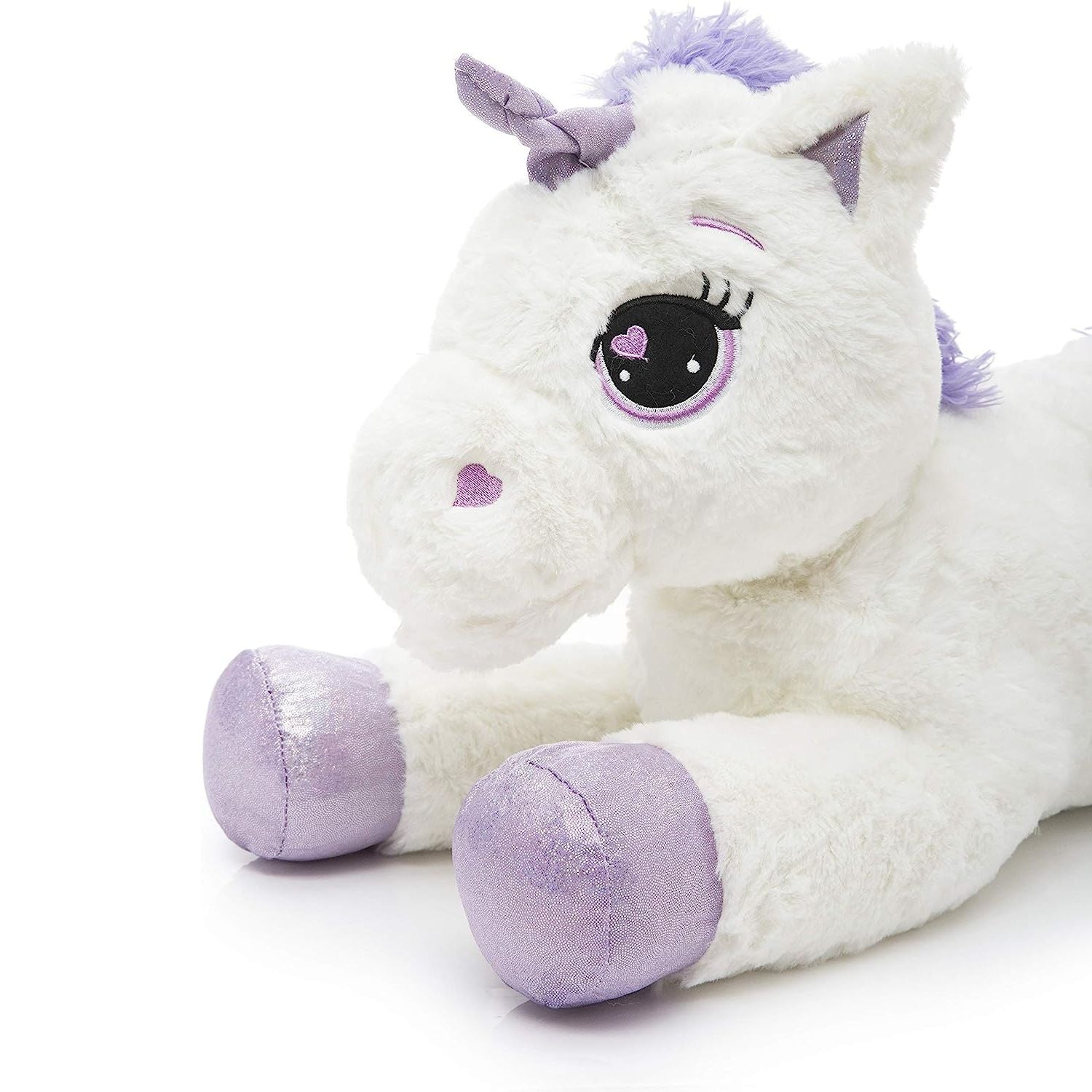 Unicorn Plush Toy, Pink/White, 24/32 Inches