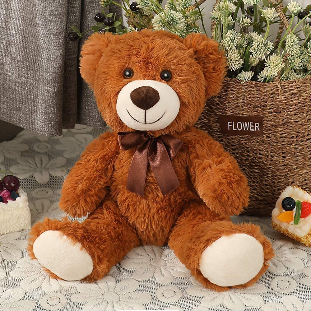 3-Pack Teddy Bear Stuffed Animals, 13.8 Inches - MorisMos Stuffed Animals