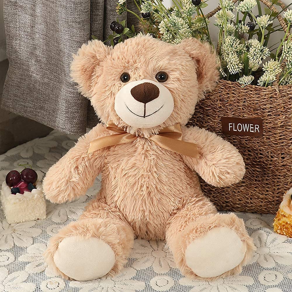 3-Pack Teddy Bear Stuffed Animals, 13.8 Inches - MorisMos Stuffed Animals