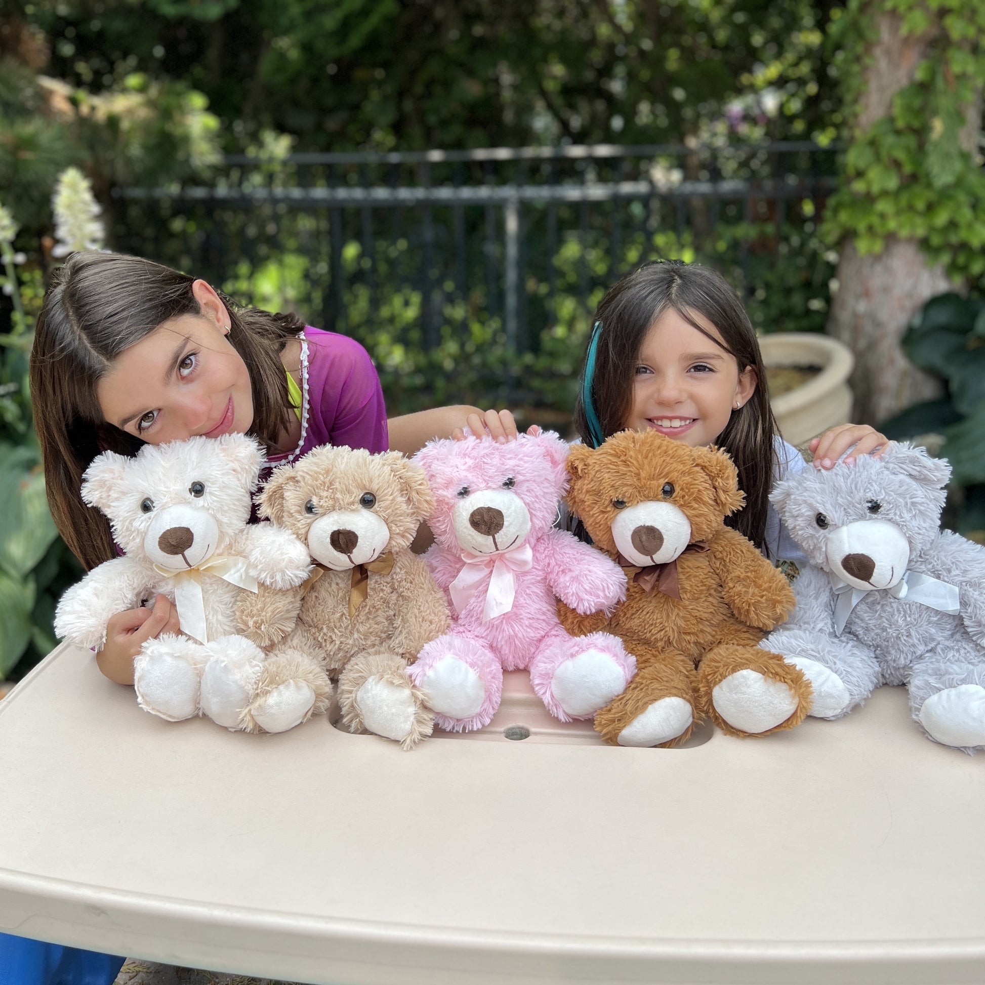 5 Piece Teddy Bears Stuffed Animal, 14 Inches
