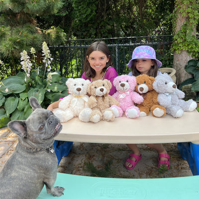 5 Piece Teddy Bears Stuffed Animal Toys, 14 Inches - MorisMos Stuffed Animals