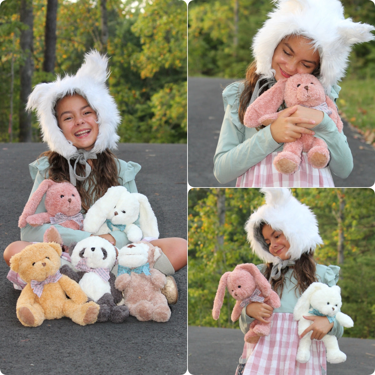 Monkey/Rabbit/Bunny/Teddy Bear Stuffed Animals Bulk, 13 Inches