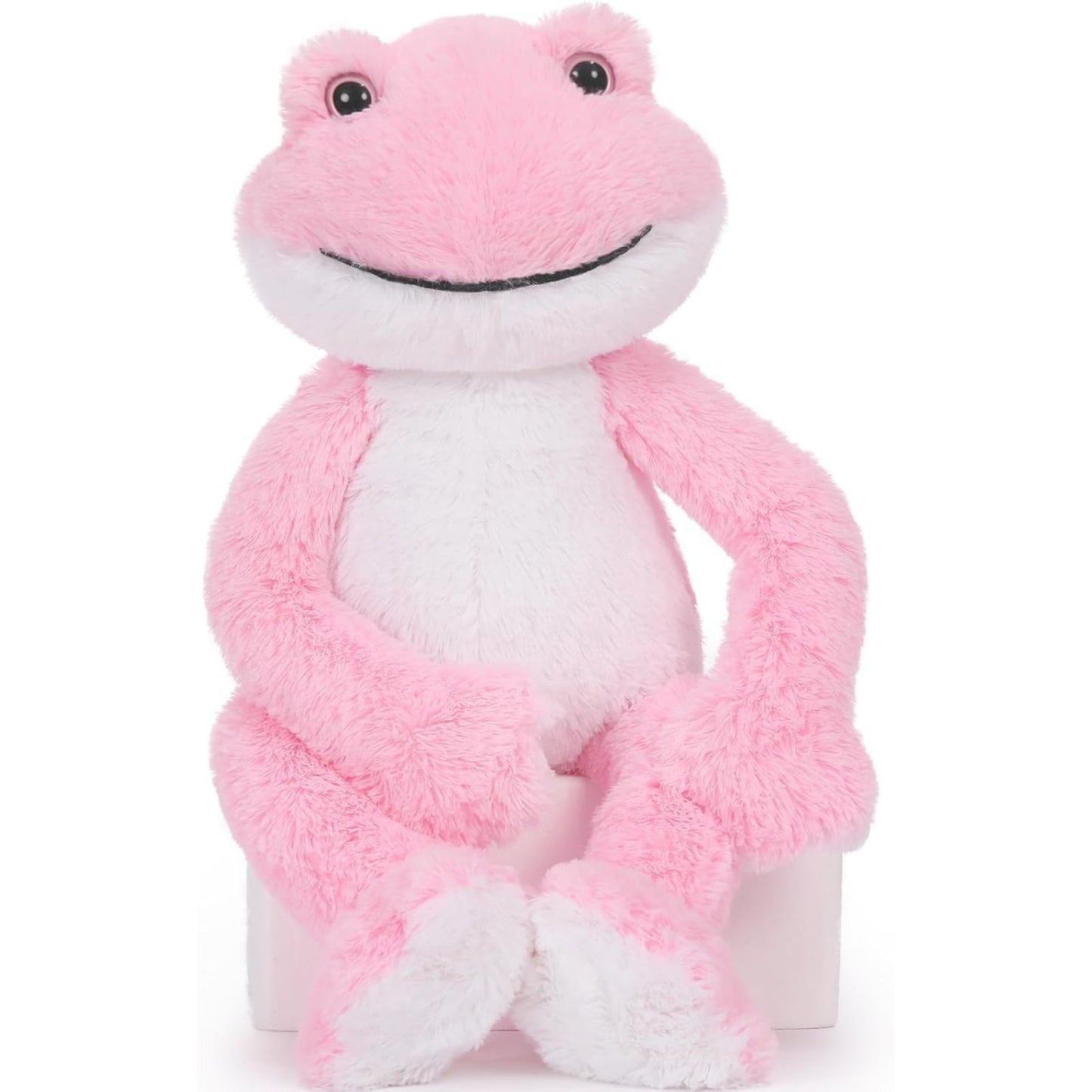 Frog Stuffed Animals Frog Plush Toys, Pink, 24 Inches