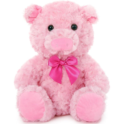 Cute Pig Plush Toy, Pink, 12 Inches - MorisMos Stuffed Animals