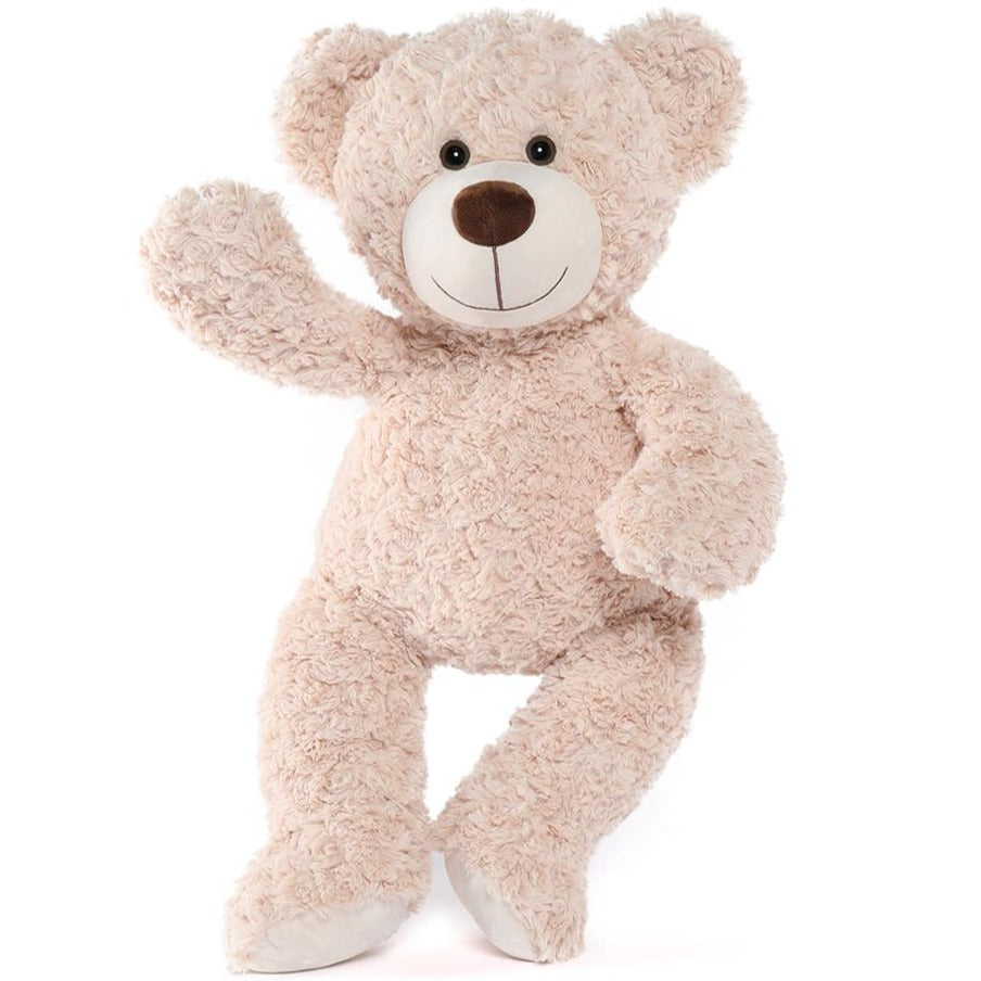 Teddy Bear Stuffed Animal Toy, Beige, 24 Inches – MorisMos