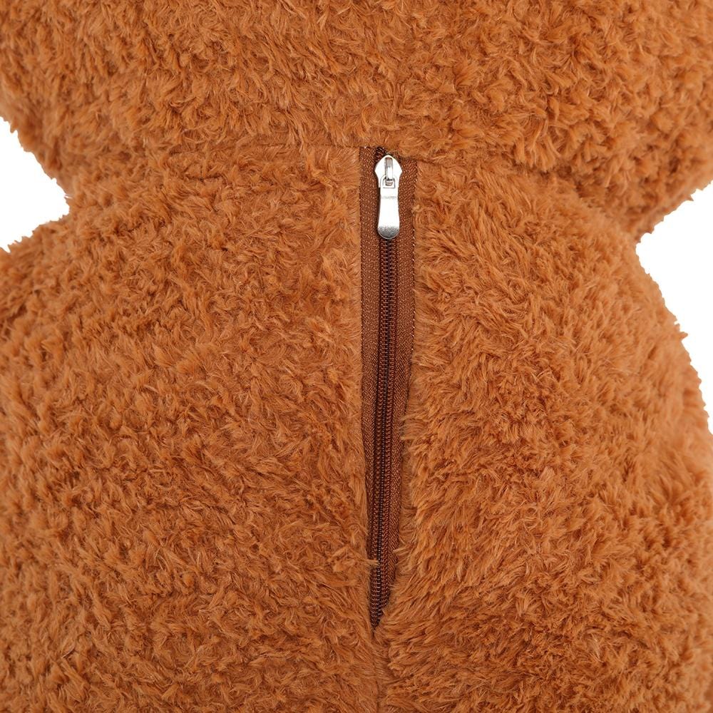 Teddybär mit Herz, braun, 27 Zoll