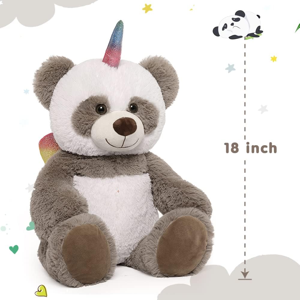 Jouet en peluche panda mignon, 18 pouces