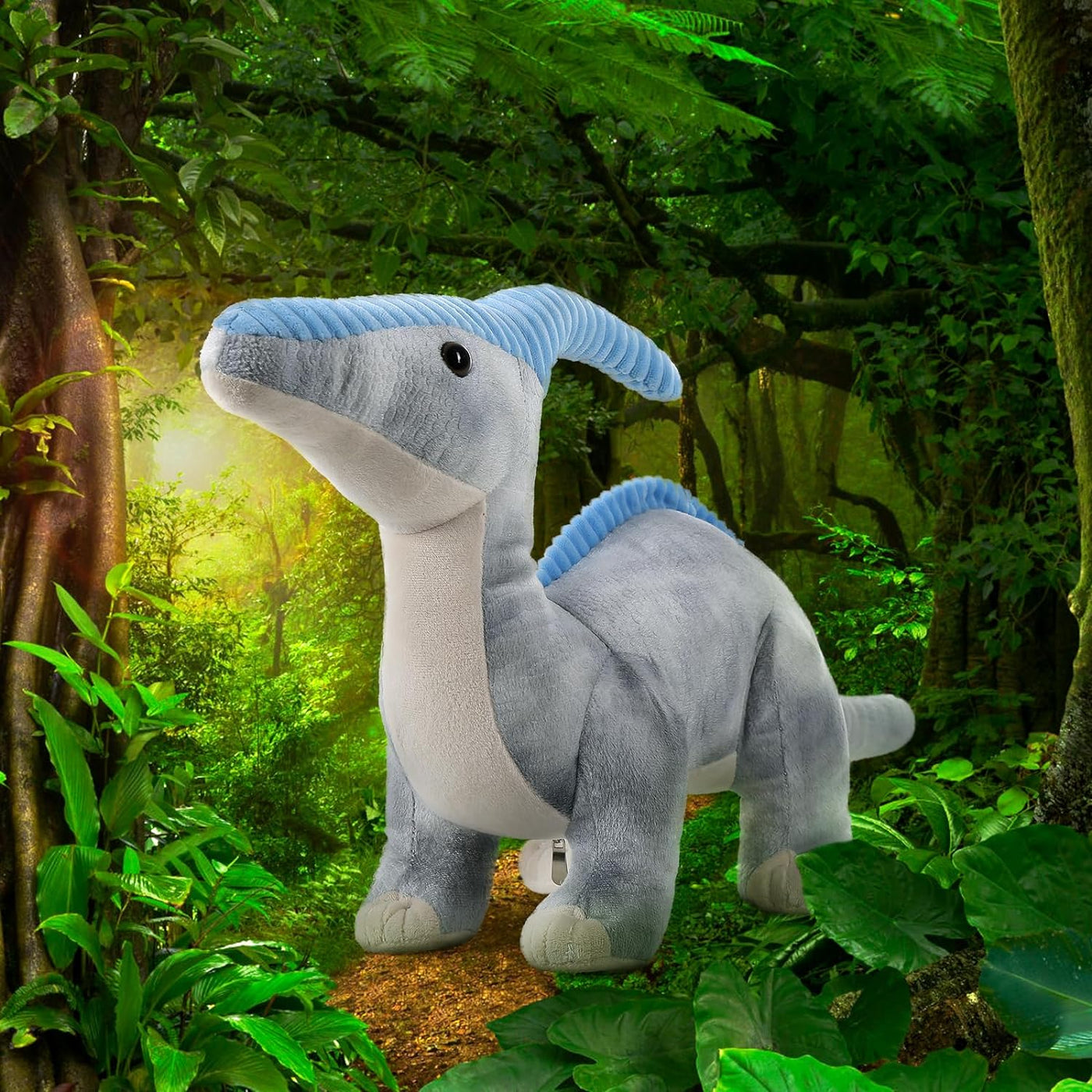 Parasaurolophus Plush Toy, 25.6 Inches
