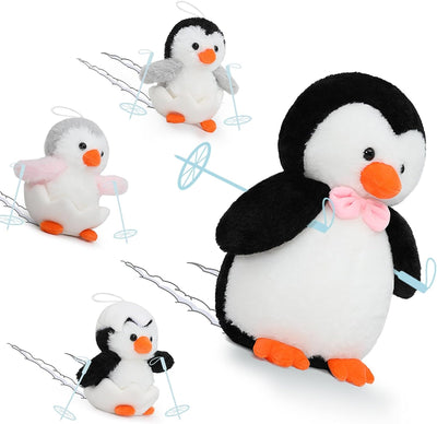 Penguin Stuffed Animal Toy Set, 16.5 Inches