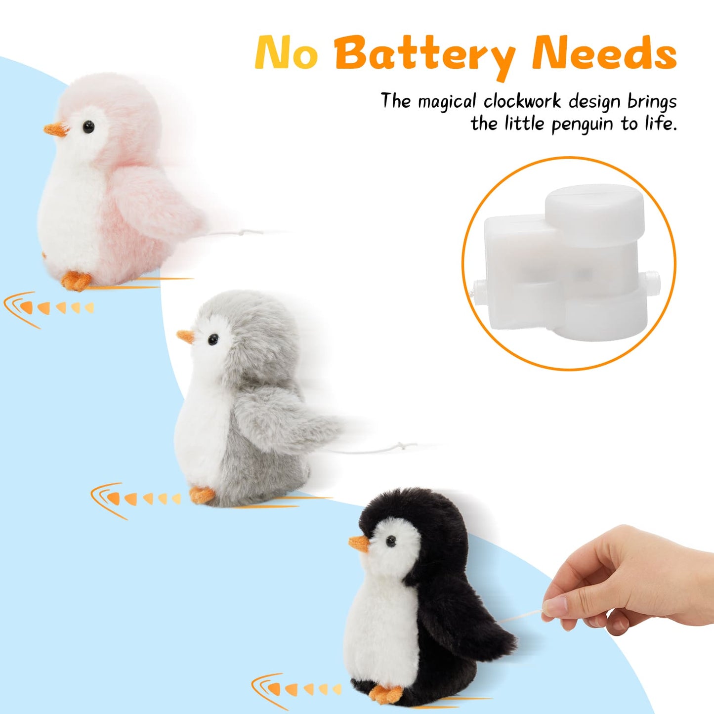 Penguin Stuffed Animals - Penguin Plush Toys - Stuffed Animal Penguin Babies with Their Mom - Penguin Stuffed Animals with Babies in the Belly - One Big Penguin with Three Penguin Babies