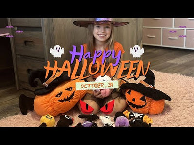 Halloween-Kürbis-Stoffspielzeug-Set, 14 Zoll