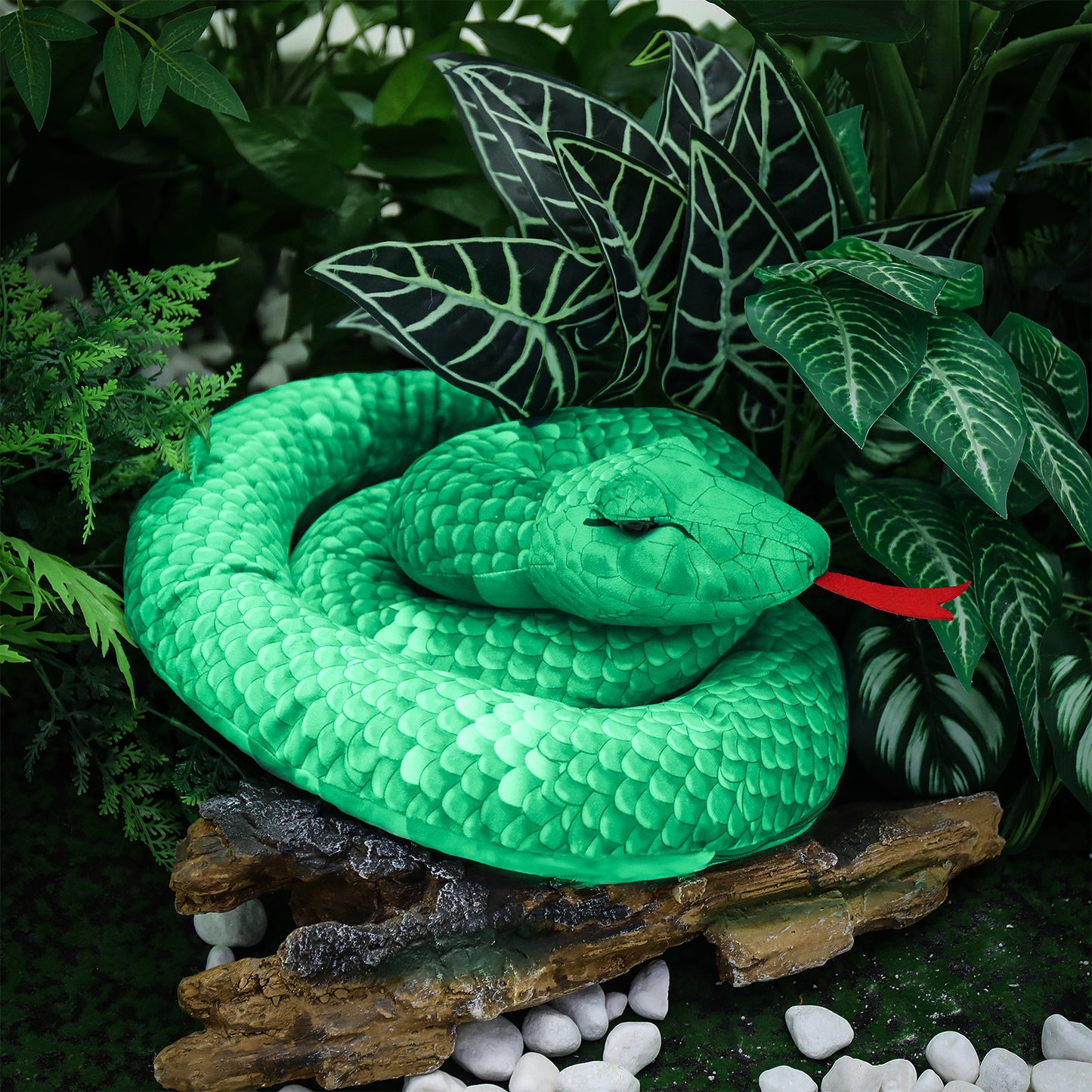 Realistic Snake Plush Toys, 55 Inches - MorisMos Safari Stuffed Animals - Free Shipping