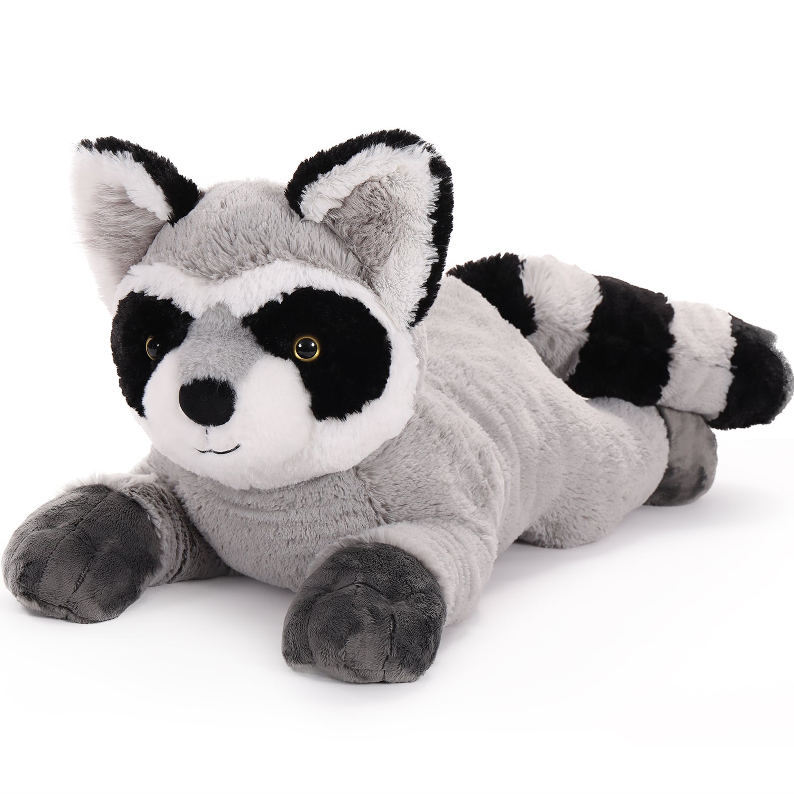 Raccoon Stuffed Animals, Grey, 27.5 Inches