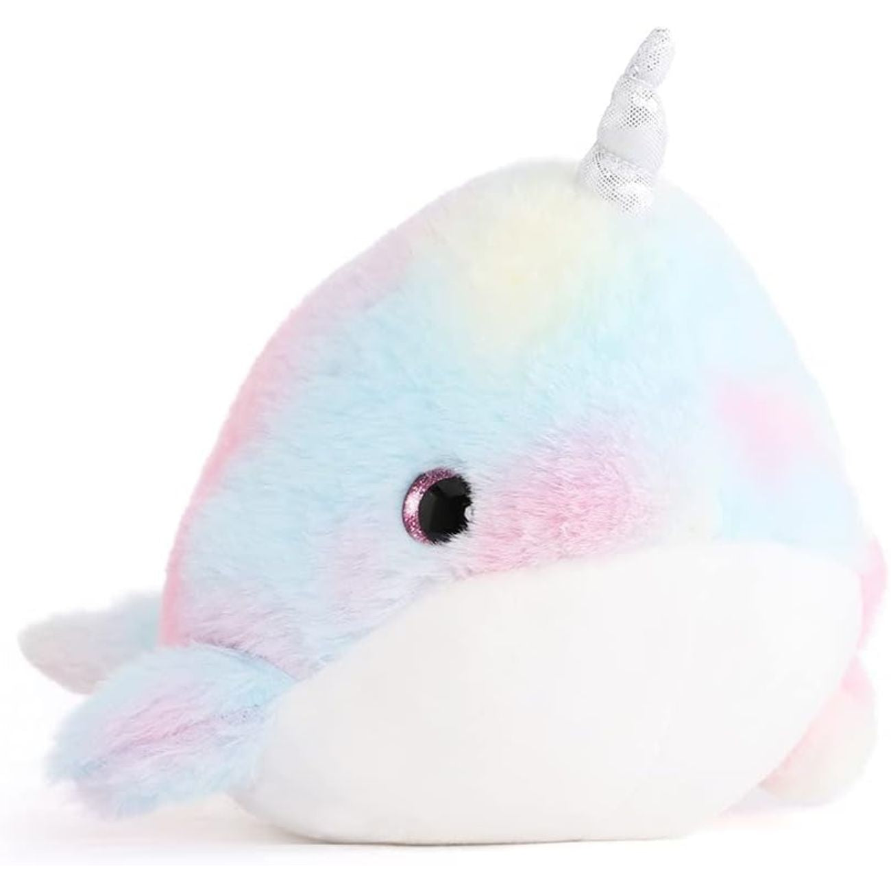 Rainbow Narwhal Stuffed Animals Unicorn Plush Toy, 11 Inches - Magical Rainbow Plushie for Little Girls Ages 3-8 - Enchanting Narwhal Toys