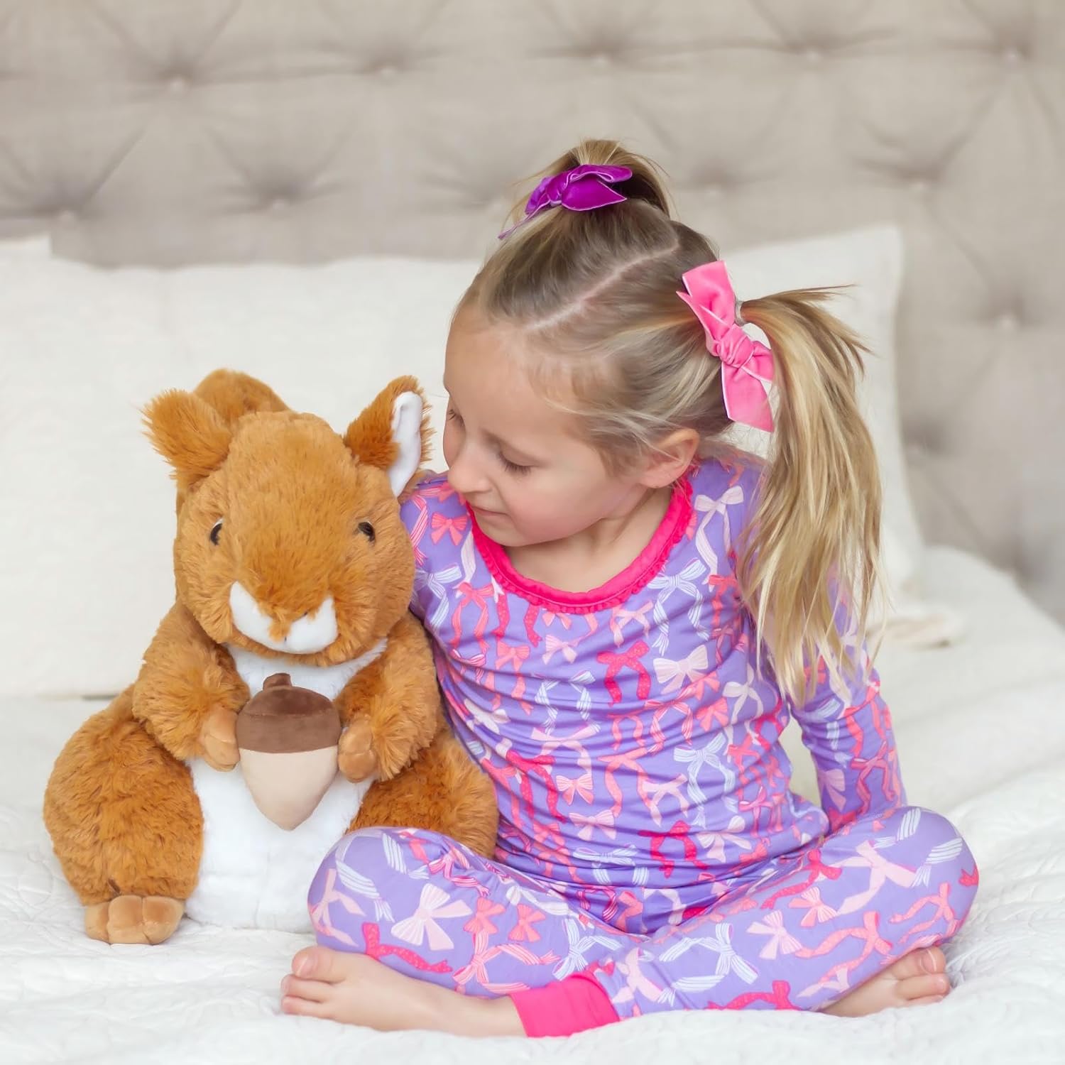 Realistic Squirrel Plush Toy, Brown, 13.78 Inches