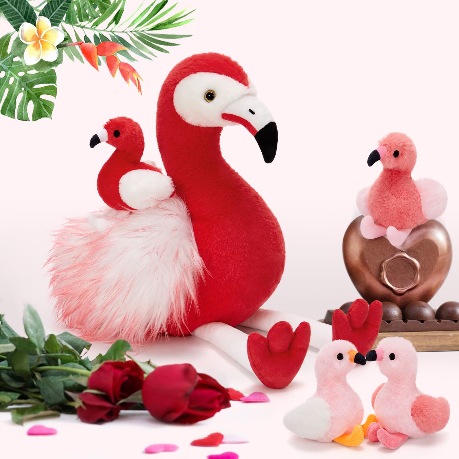 Flamingo Stuffed Animals Flamingo Plush Toys, Pink, 18 Inches