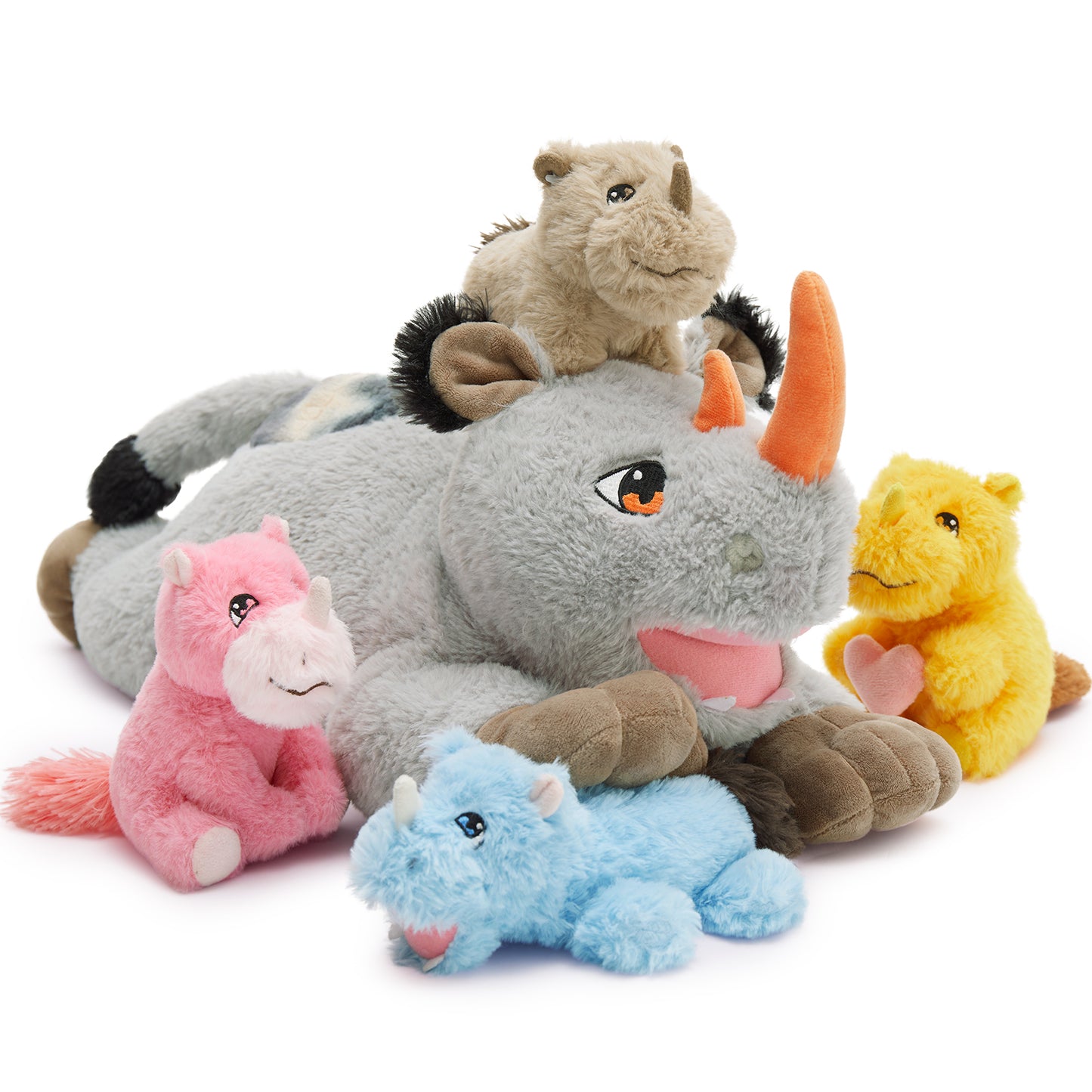 Rhino Stuffed Animals, Grey, 19.68 Inches - MorisMos Stuffed Animals - Free Shipping