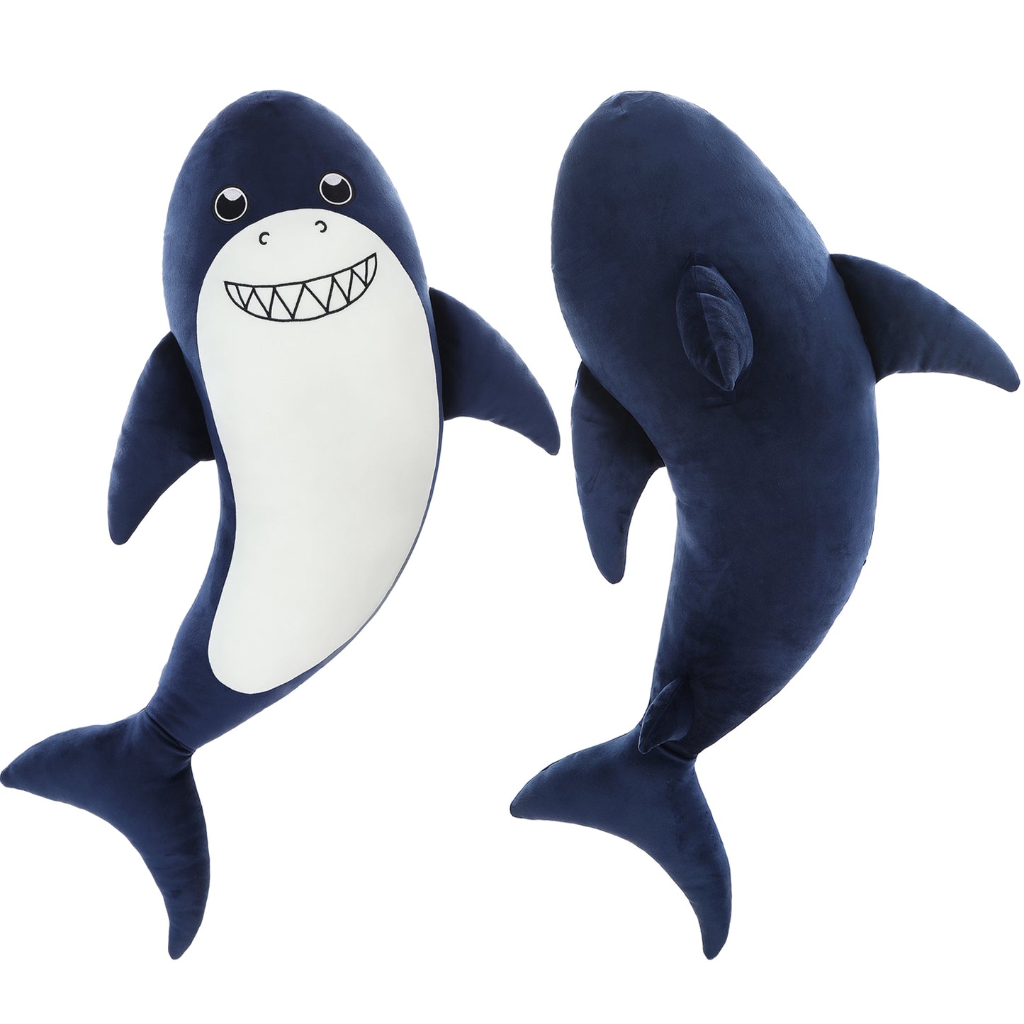 Shark Plush Toy Ocean Stuffed Animals, Navy Blue, 35 Inches - MorisMos Sea Stuffed Animals - Free Shipping