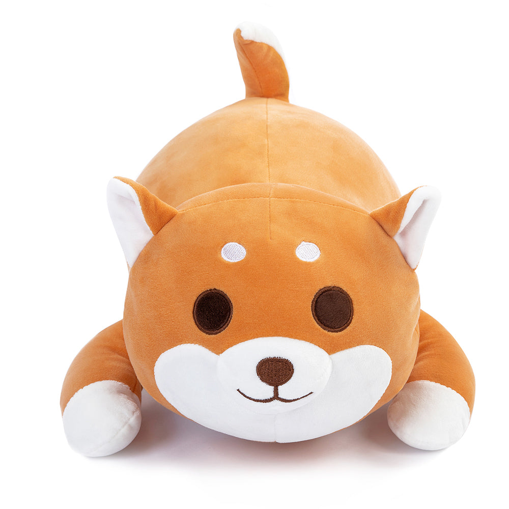 MorisMos Dog Stuffed Animals - Shiba Inu Plush Toys - 20 Inches Puppy Plush Pillow - Cute Cartoon Squishy Throw Pillows - Free Shipping