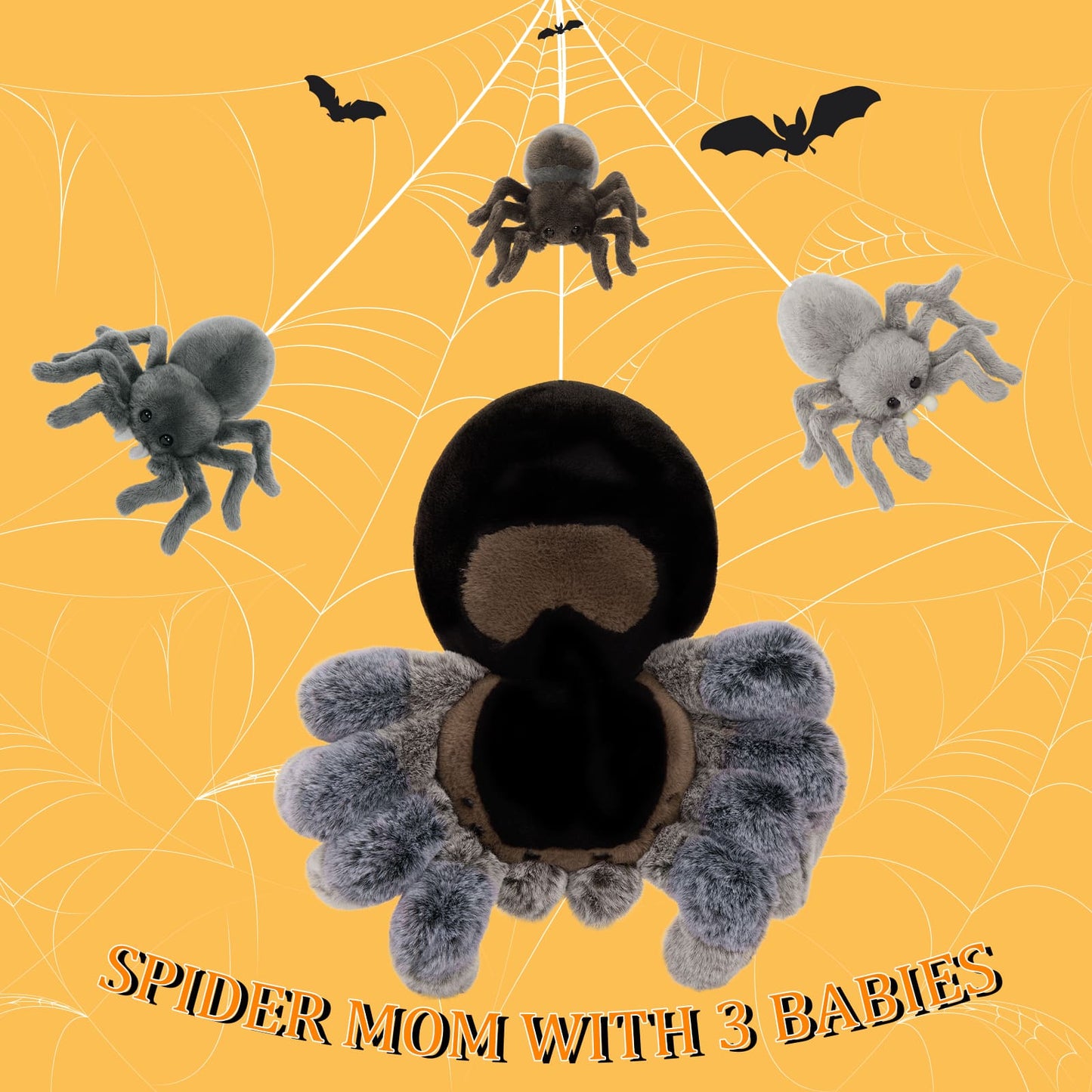 Simulation Spider Stuffed Animals, 15.75 Inches