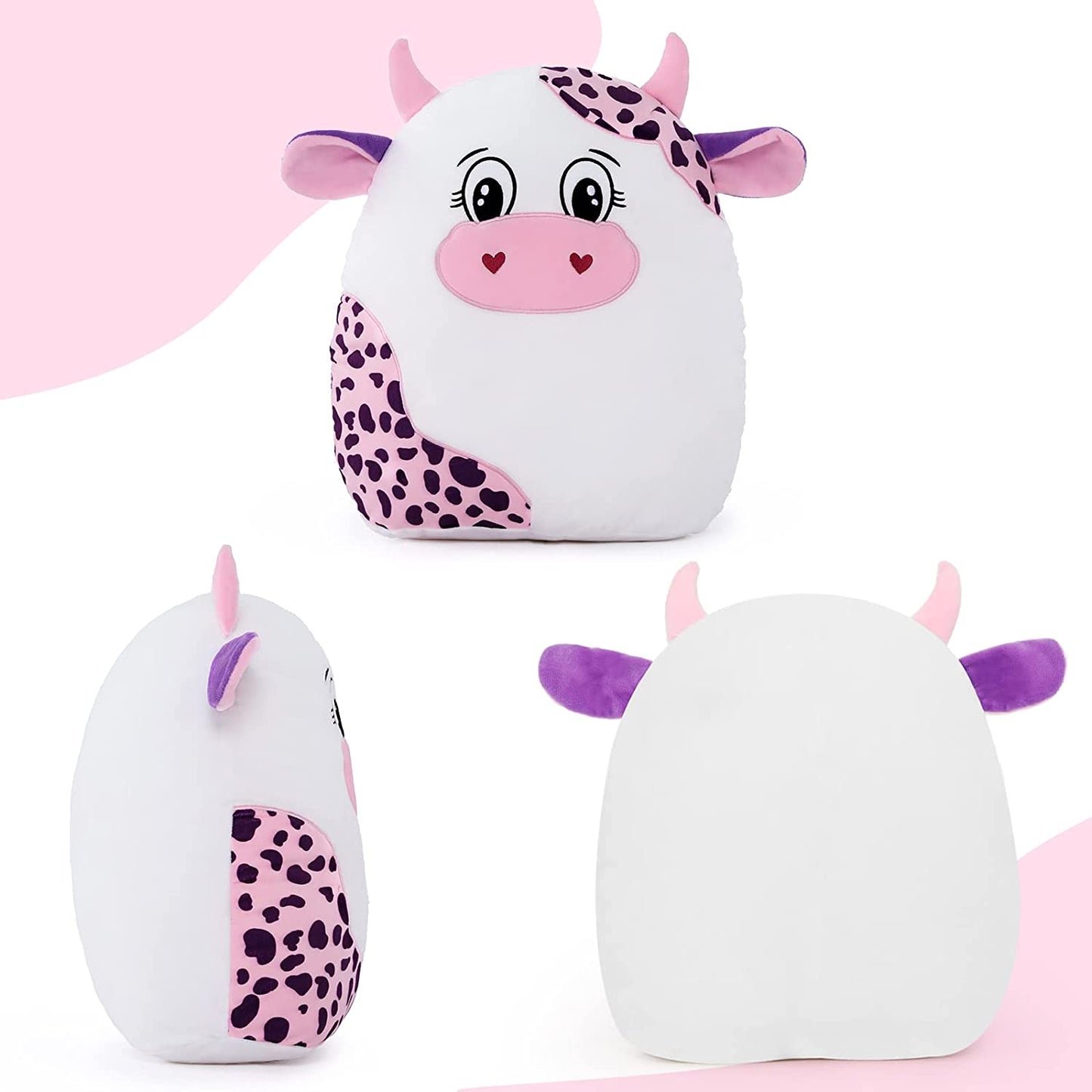 Cow Plush Toy Cattle Throw Pillow, 16/20 Inches - MorisMos Stuffed Animals - Free Shipping