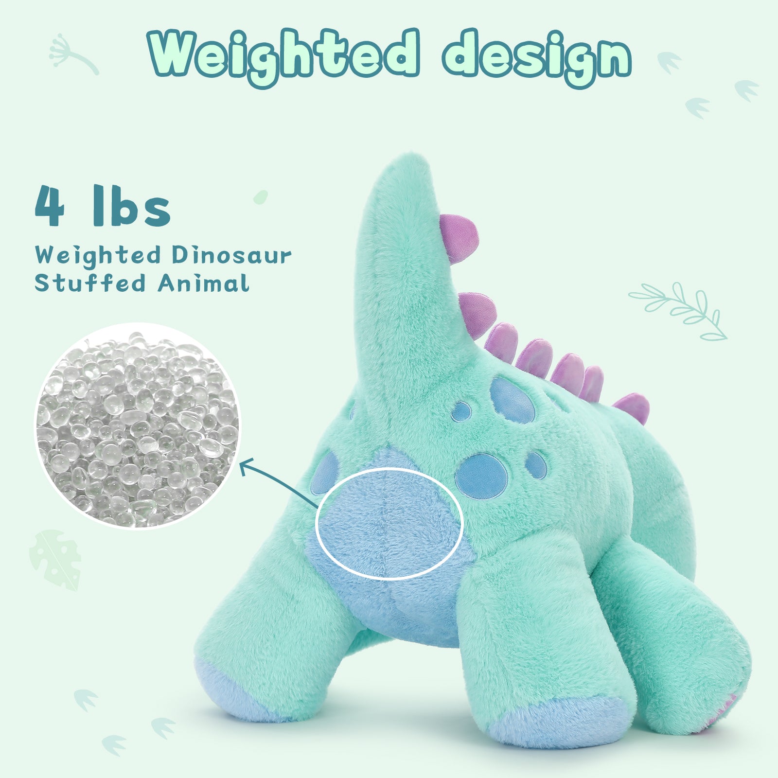 Stegosaurus Stuffed Animals Dinosaur Plush Toys, 24 Inches