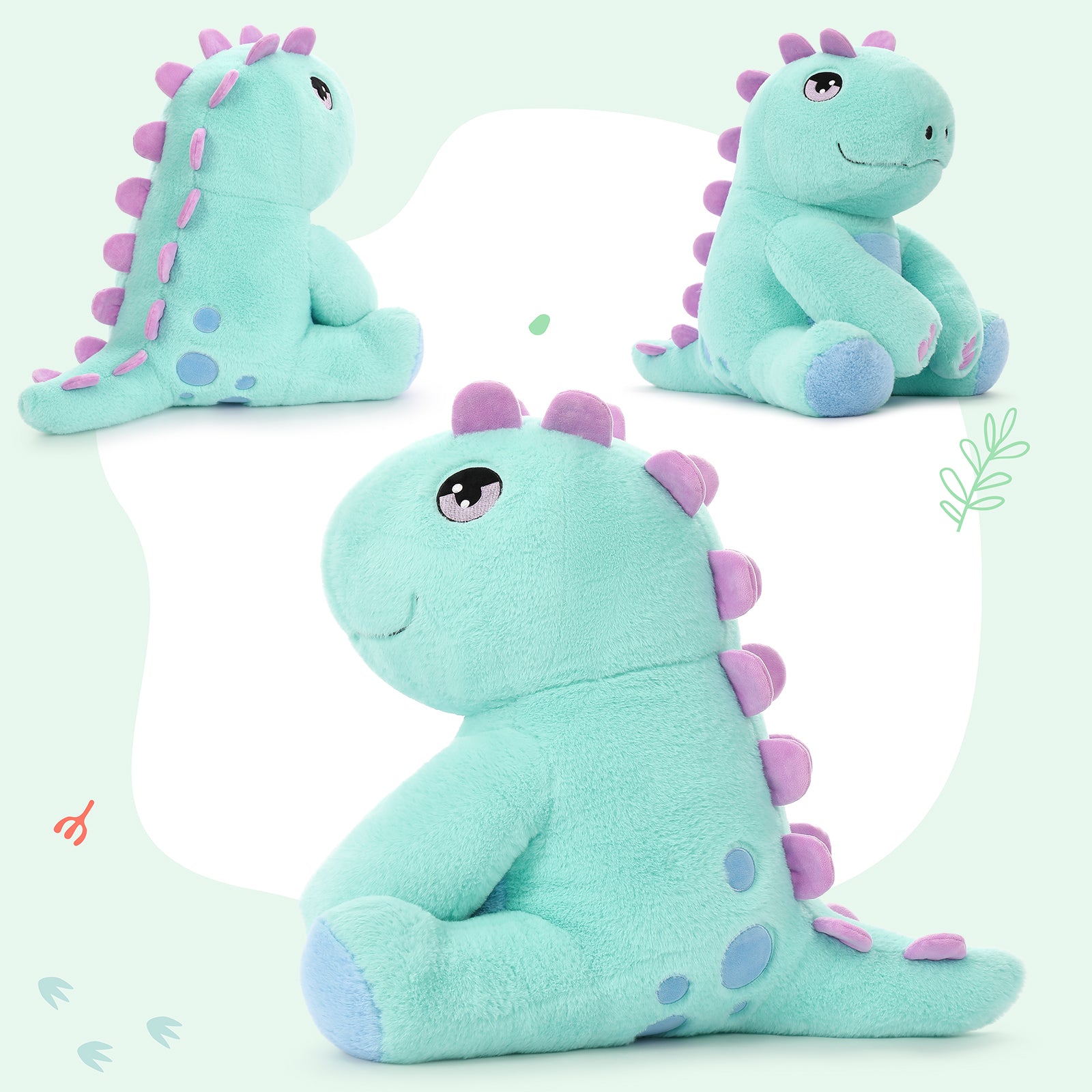 Stegosaurus Stuffed Animals Dinosaur Plush Toys, 24 Inches