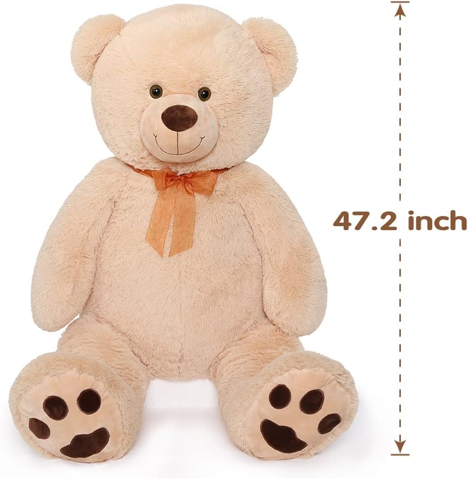 Riesiges Teddybär-Plüschtier, braun, 47 Zoll