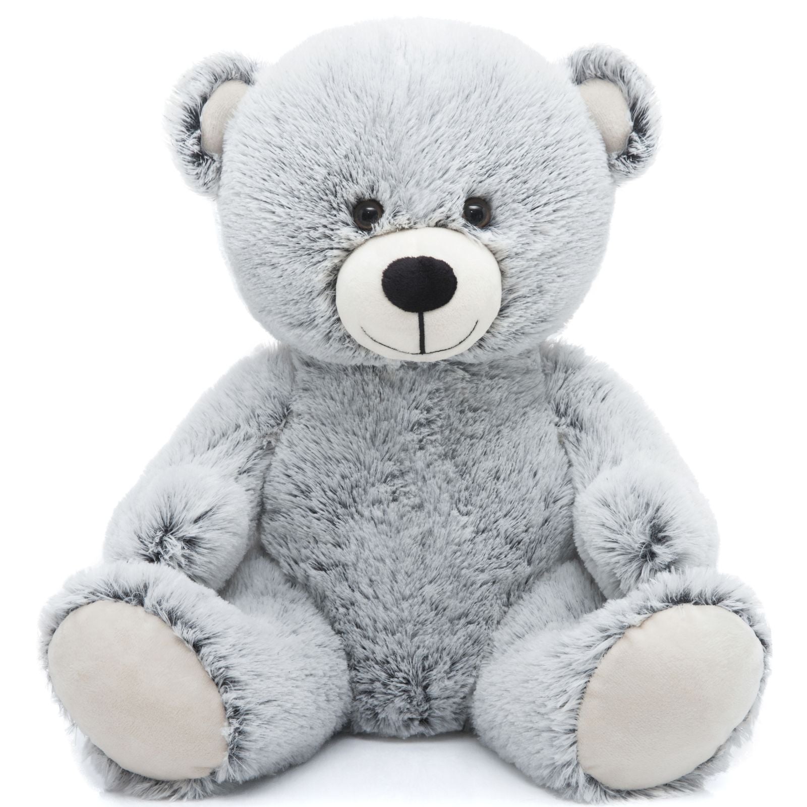 Teddy Bear Plush Toy, Light Grey/Light Coffee, 17.71 Inches