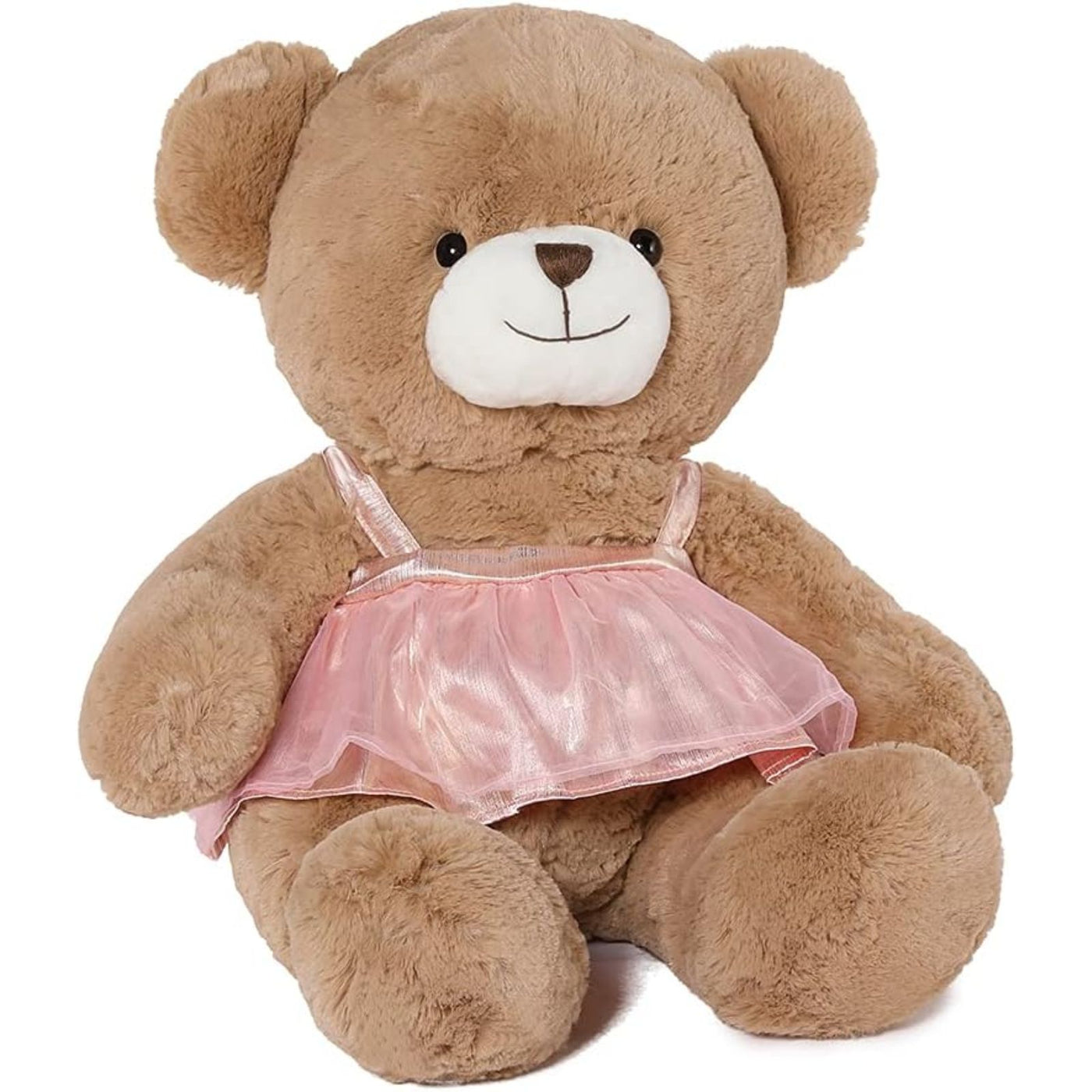 Teddy Bear Stuffed Toy, Beige/Brown, 17.5 Inches