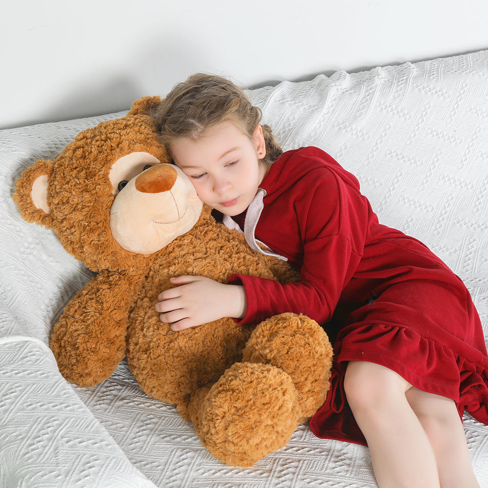 Teddy Bear Plush Toy, Brown, 30 Inches