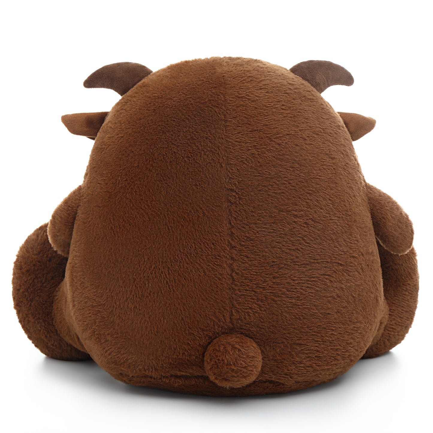 Terrified Cow Plush Toys, Dark Brown, 11.8 Inches