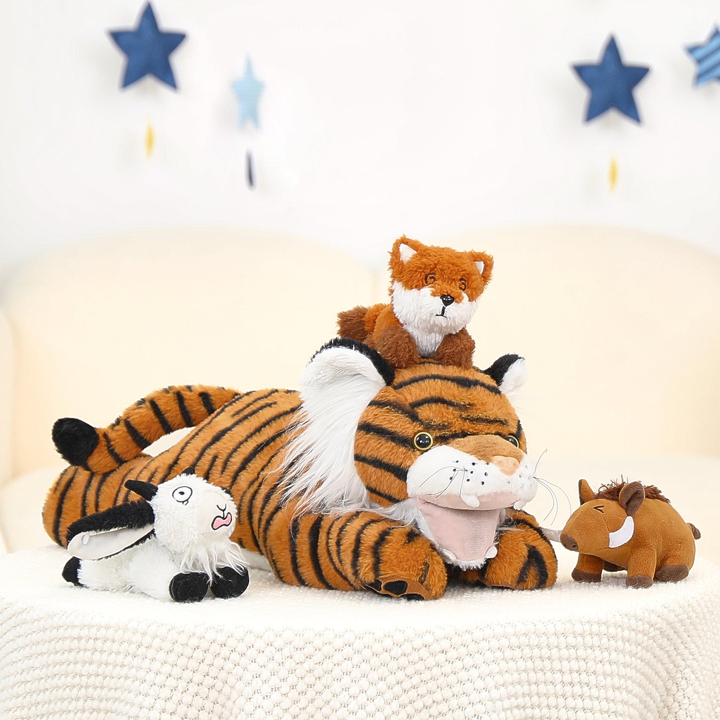 Tiger Plush Toys Jungle Stuffed Animals, 19.6 Inches - MorisMos Stuffed Animals - Free Shipping