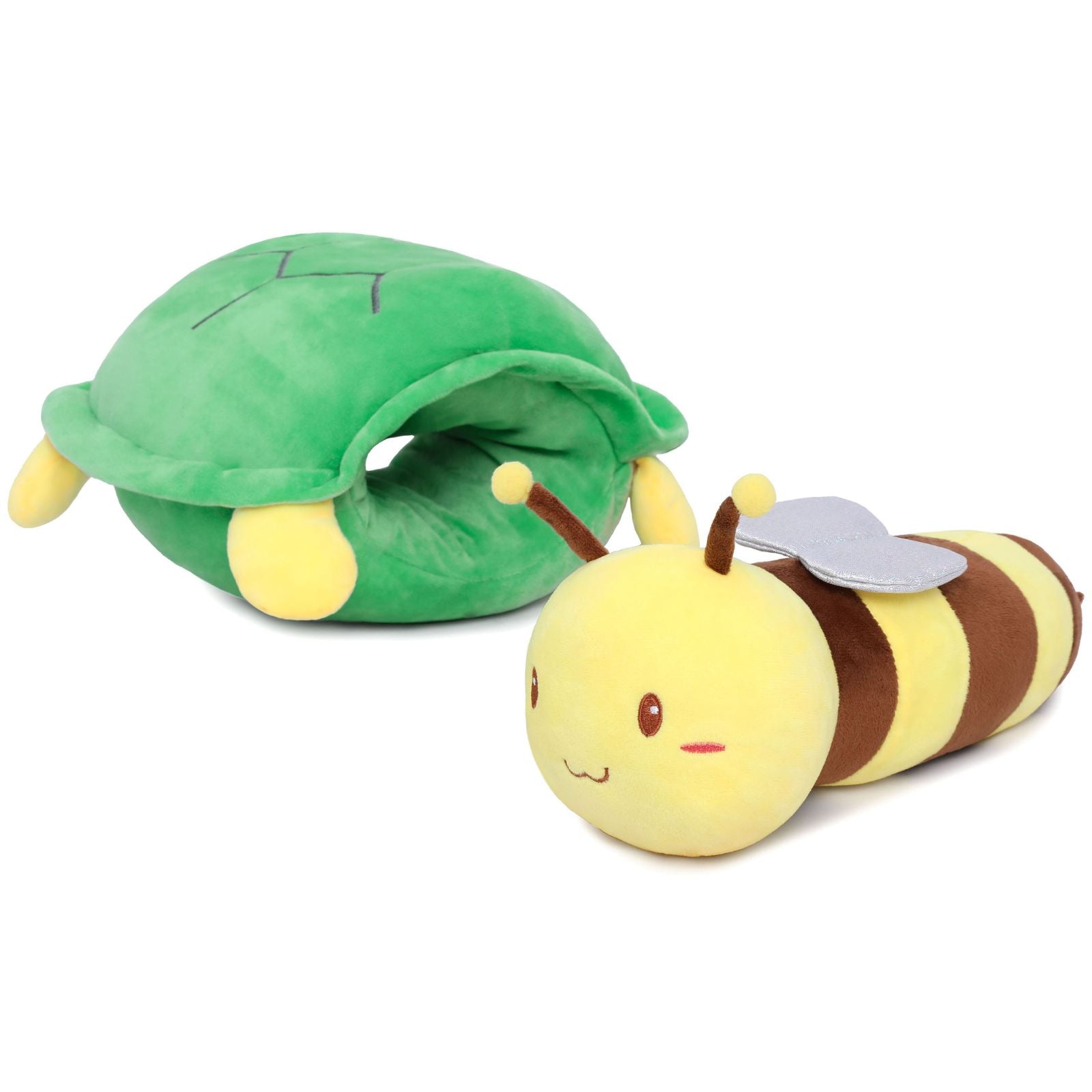 Turtle/Bee Stuffed Animals, 15.75 Inches