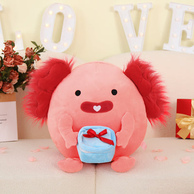 Valentine's Axolotl Plush Toy, 14 Inches - MorisMos Stuffed Animals