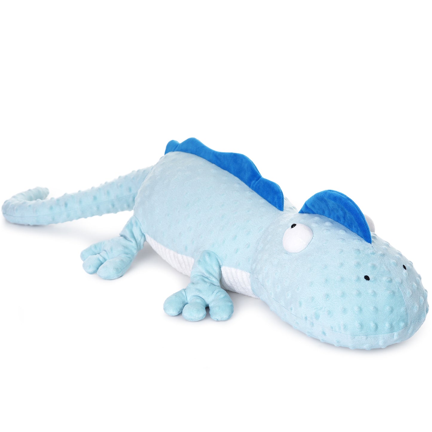 Lizard Weighted Plush Toy, Light Blue, 35.5 Inches