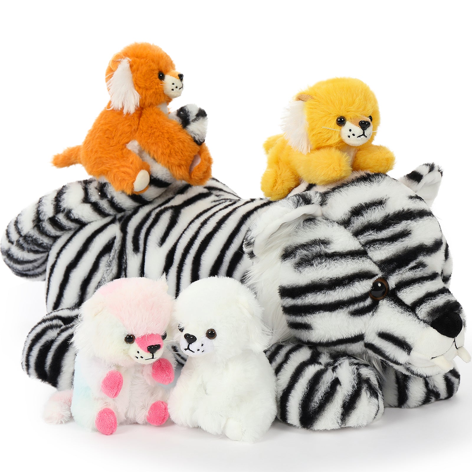 White Tiger Stuffed Animals Safari Plush Toys, 19.68 Inches