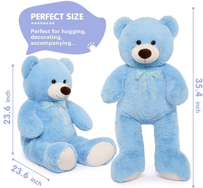 Riesiger Teddybär, Stofftier, 35,4 Zoll 
